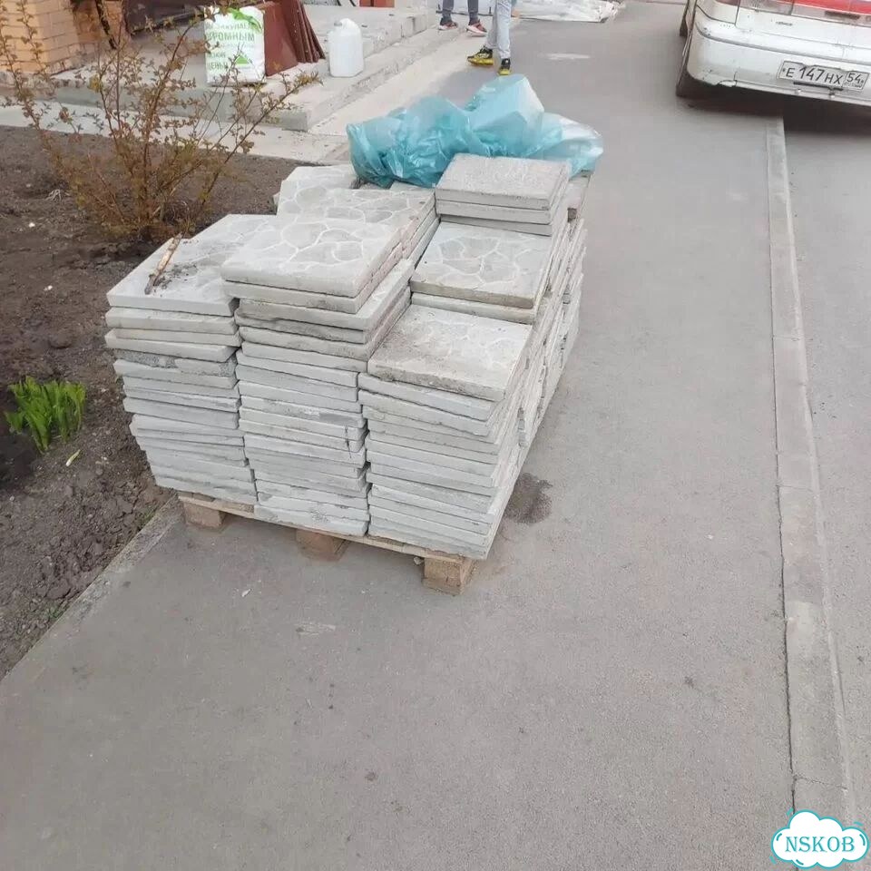Тротуарная плитка новая фото 3