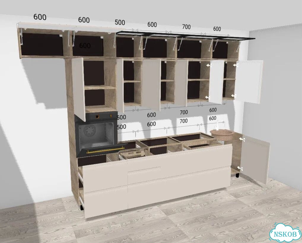 Кухня современная 3600 мм. Кухня в наличии фото 8