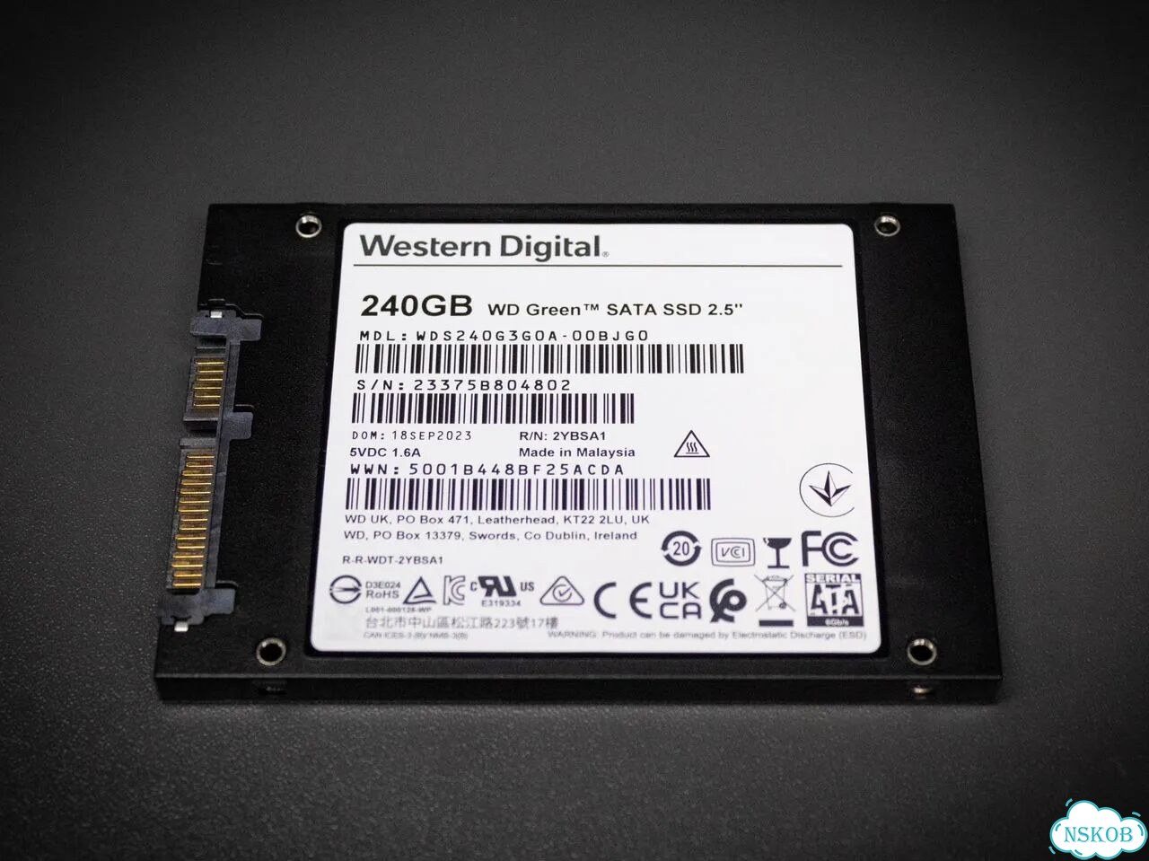 SSD-накопитель Western Digital Green 240Gb фото 2