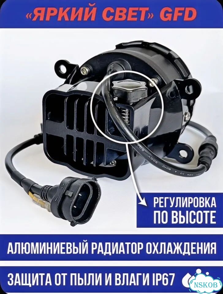 Светодиодные противотуманные фары BI-LED фото 2