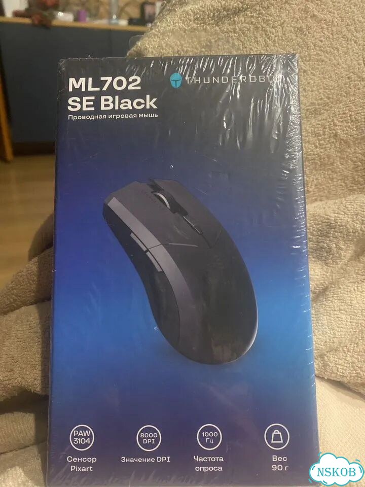 Беспроводная мышь thunderobot Ml 702 SE black фото 1