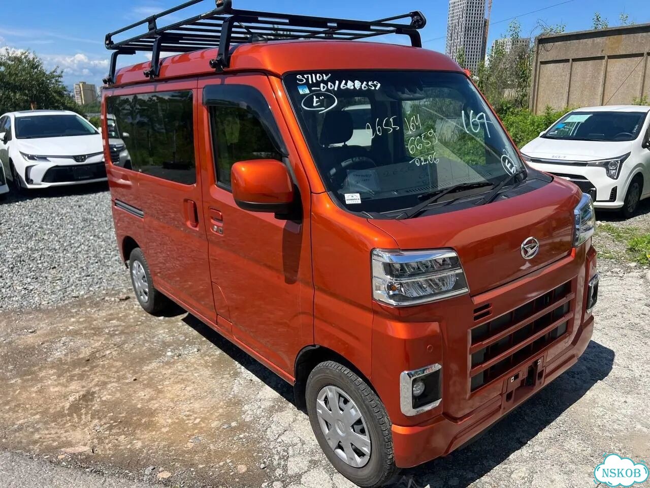 Багажник на крышу daihatsu hijet фото 2