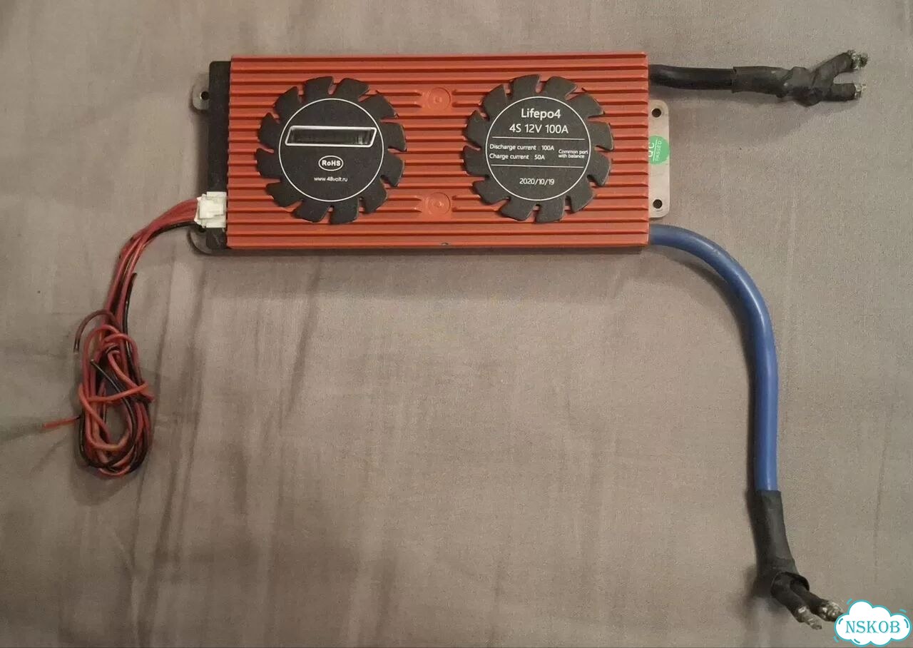 BMS плата Daly lifepo4 4S 12V 100A фото 2