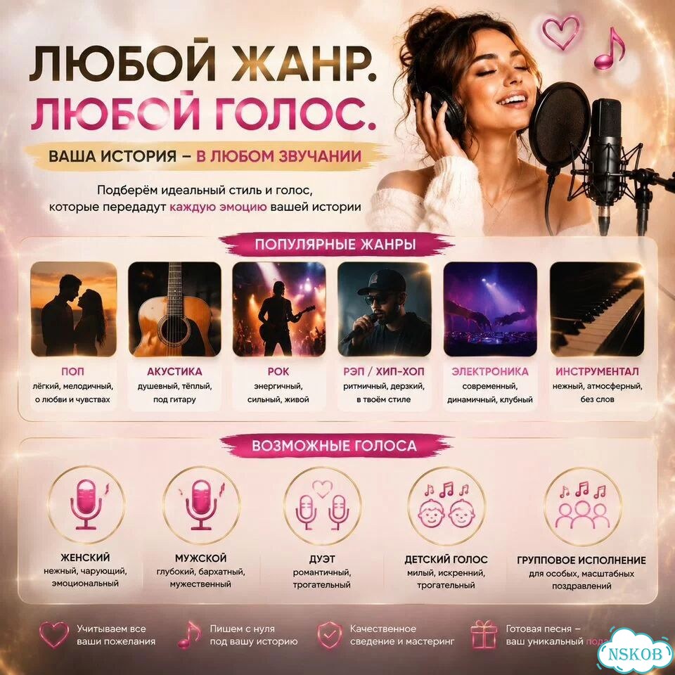 Песня на заказ по вашей истории под ключ за 1 день фото 3