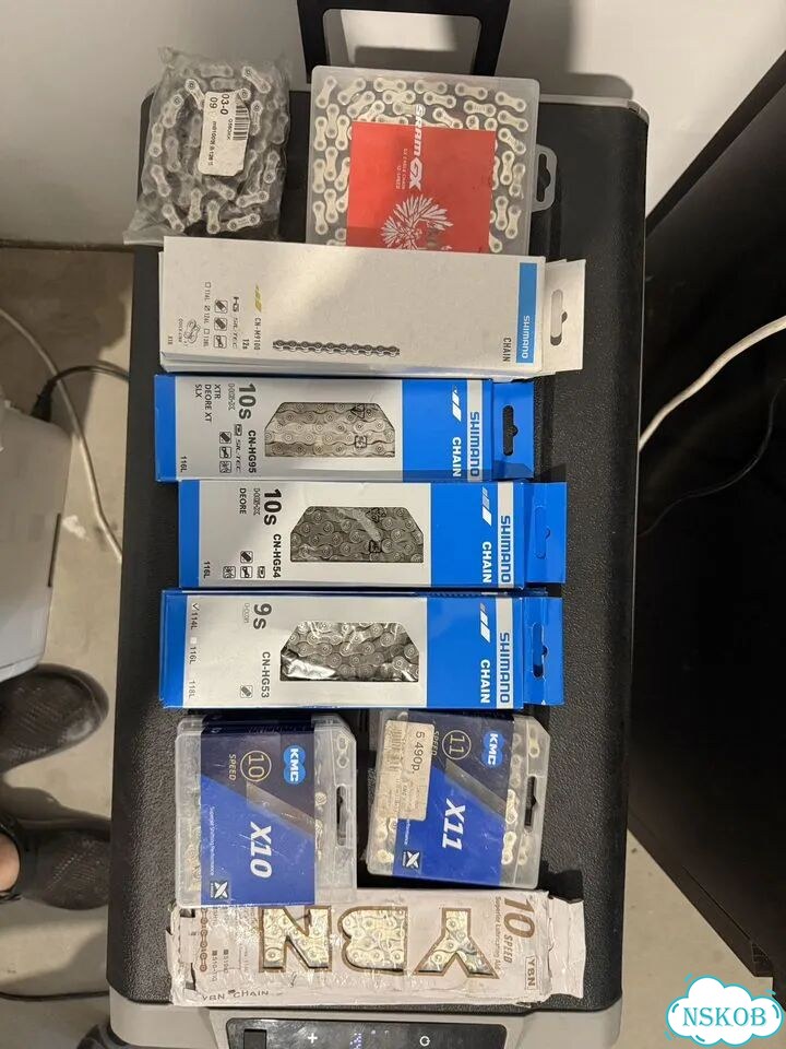 Велосипедные цепи Shimano, KMC, Sram фото 1