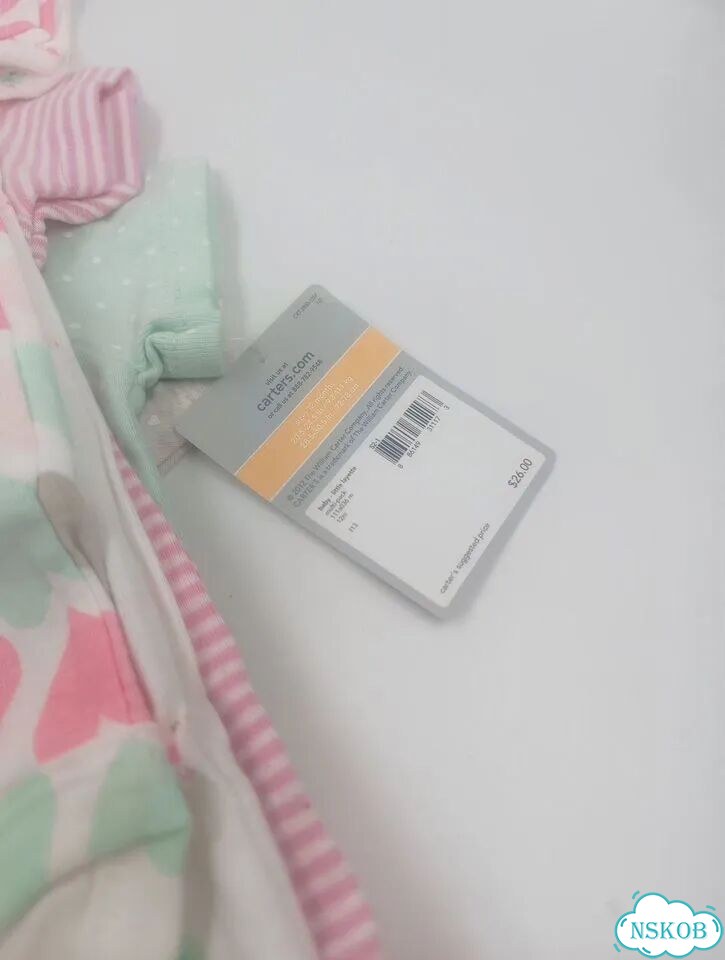 Боди Carter's, для девочки, 12 м, 5 шт., новые фото 2