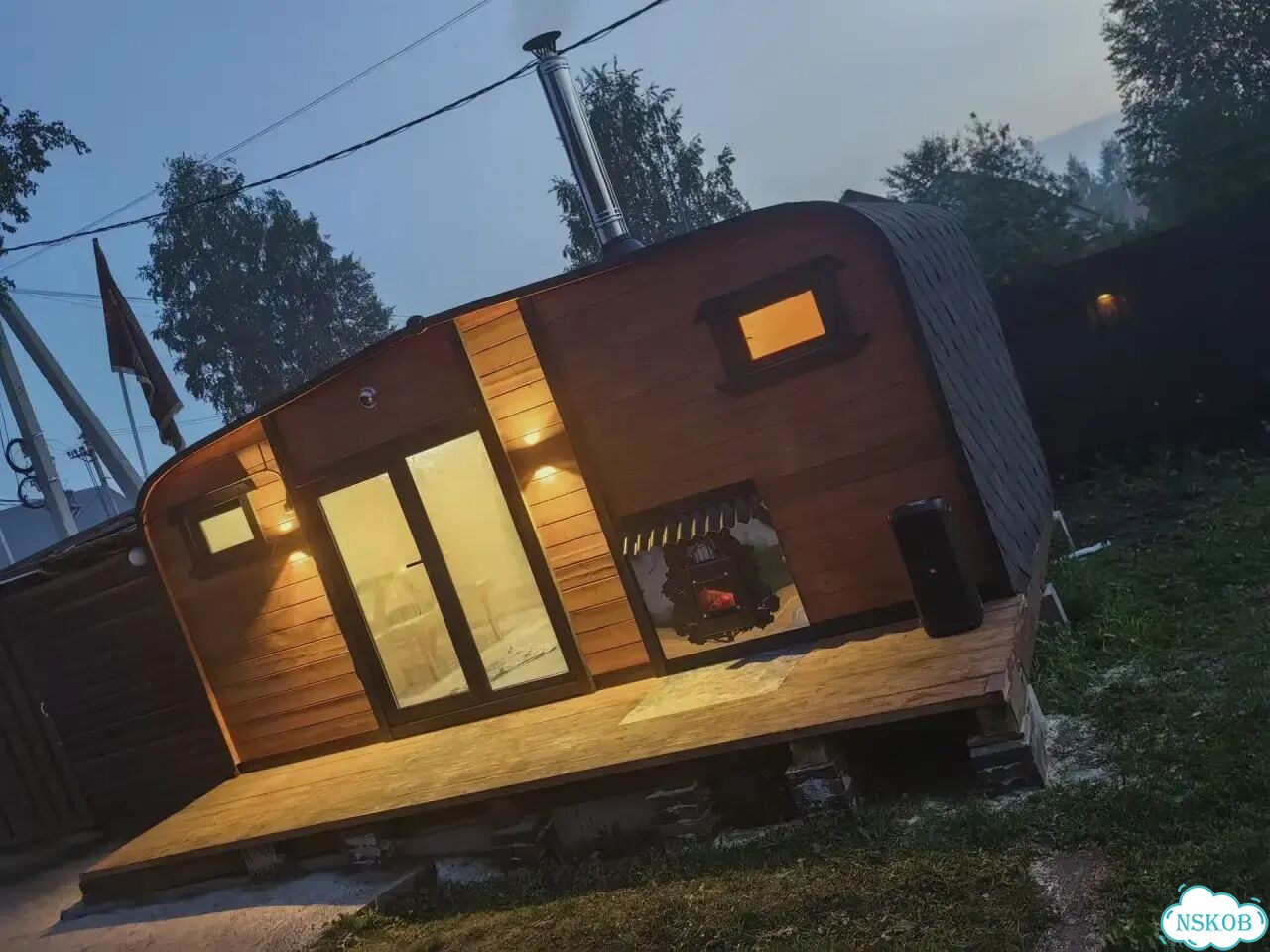 Готовая баня из кедра под ключ с доставкой фото 10