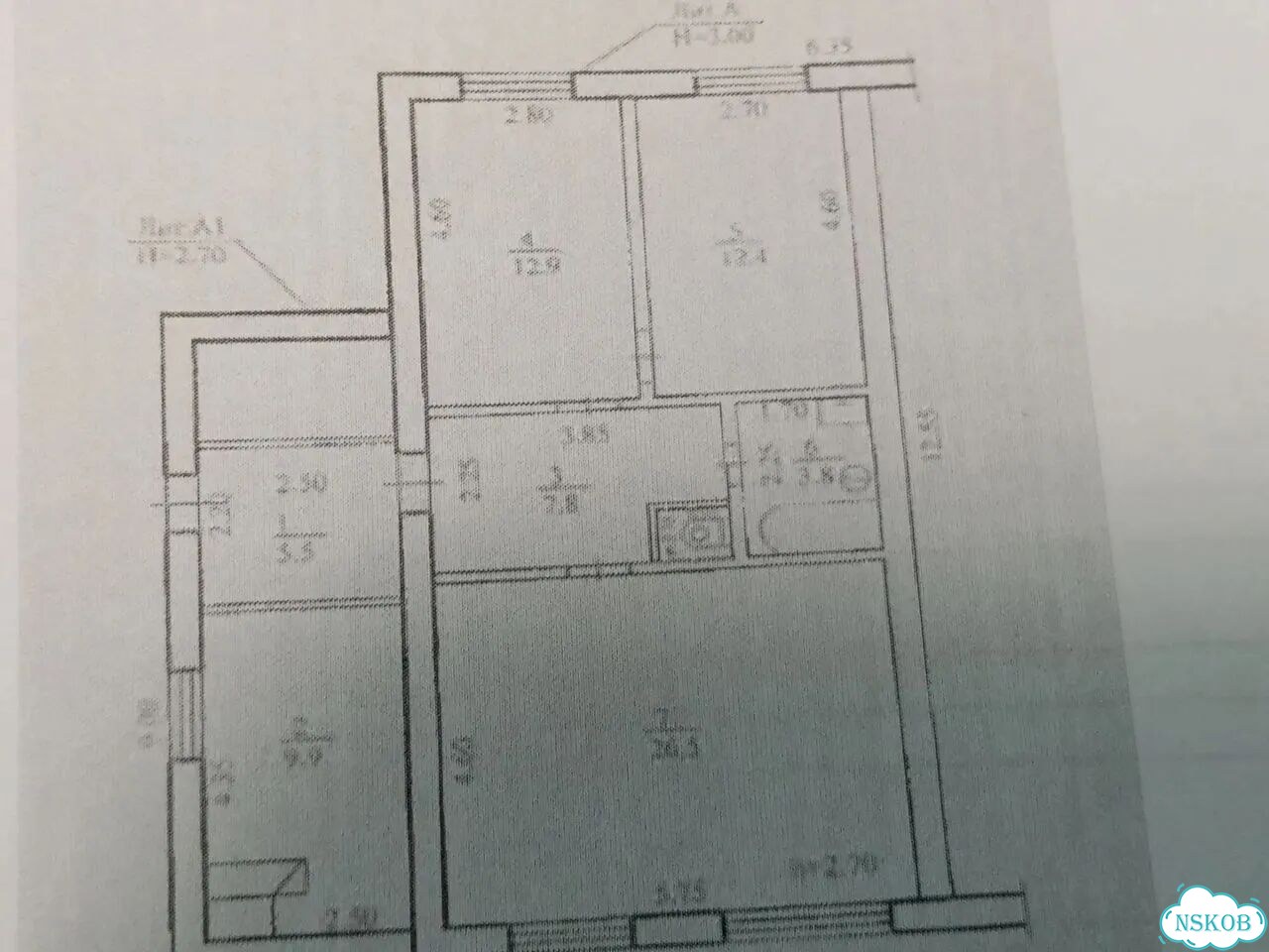 3-к. квартира, 79,5 м², 1/1 эт. фото 2