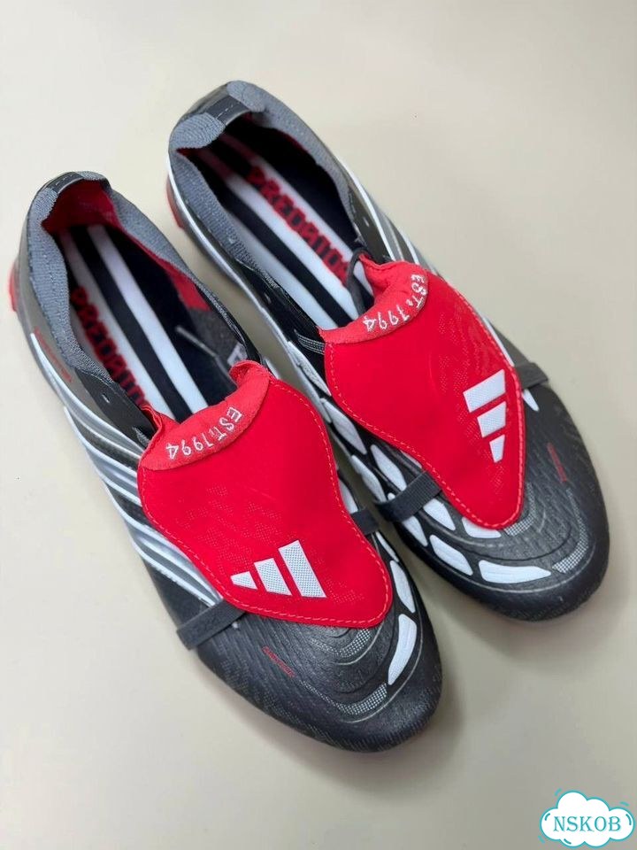 Бутсы мужские Adidas Predator Bellingham серые фото 2