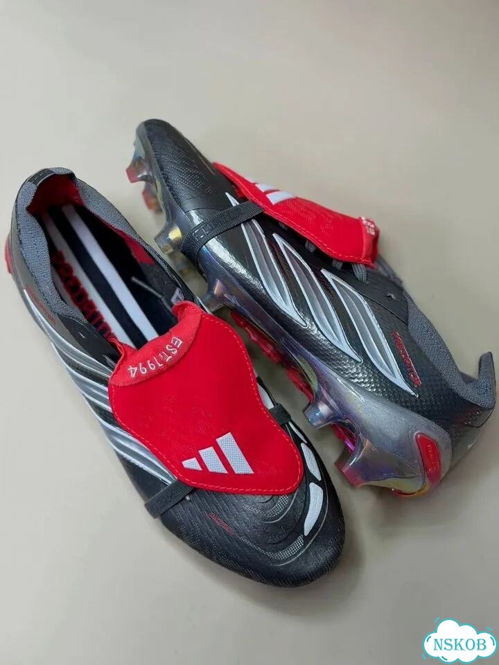 Бутсы мужские Adidas Predator Bellingham серые фото 3