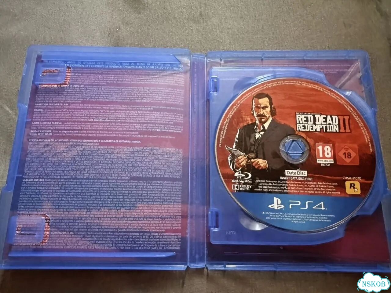 Rdr2 ps4 диск фото 2