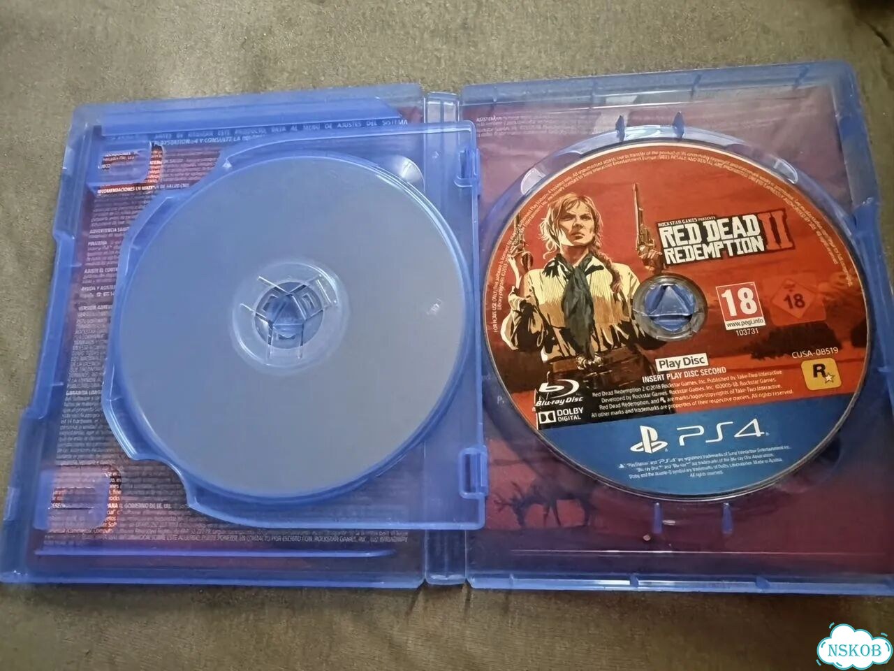 Rdr2 ps4 диск фото 3