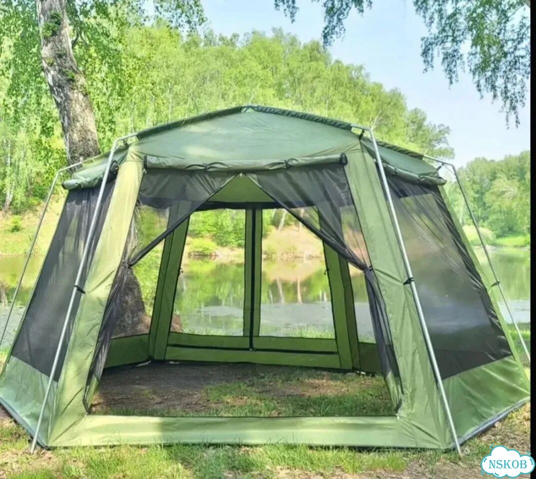 Шатер беседка шетигранный 450х430х225 фото 1