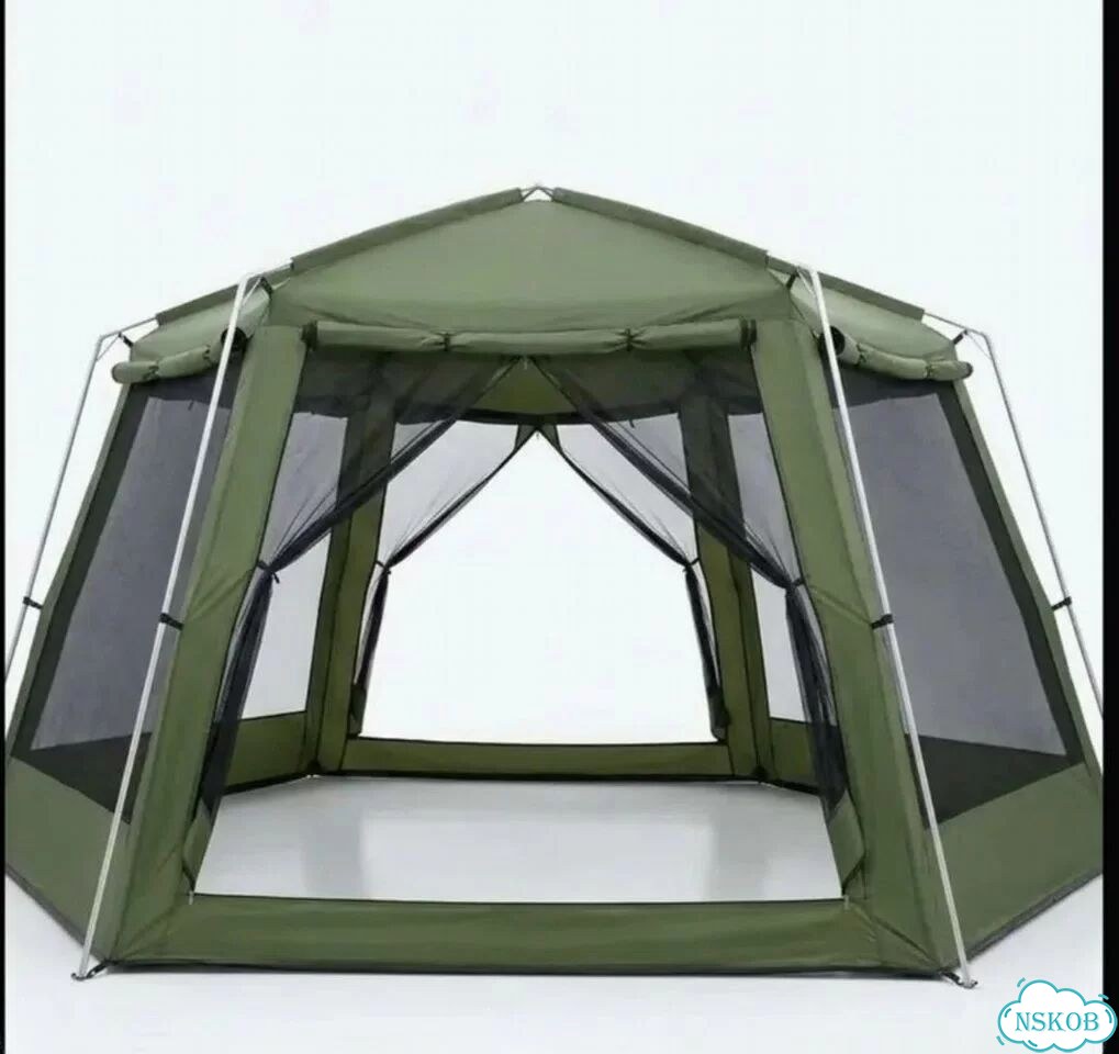 Шатер беседка шетигранный 450х430х225 фото 4